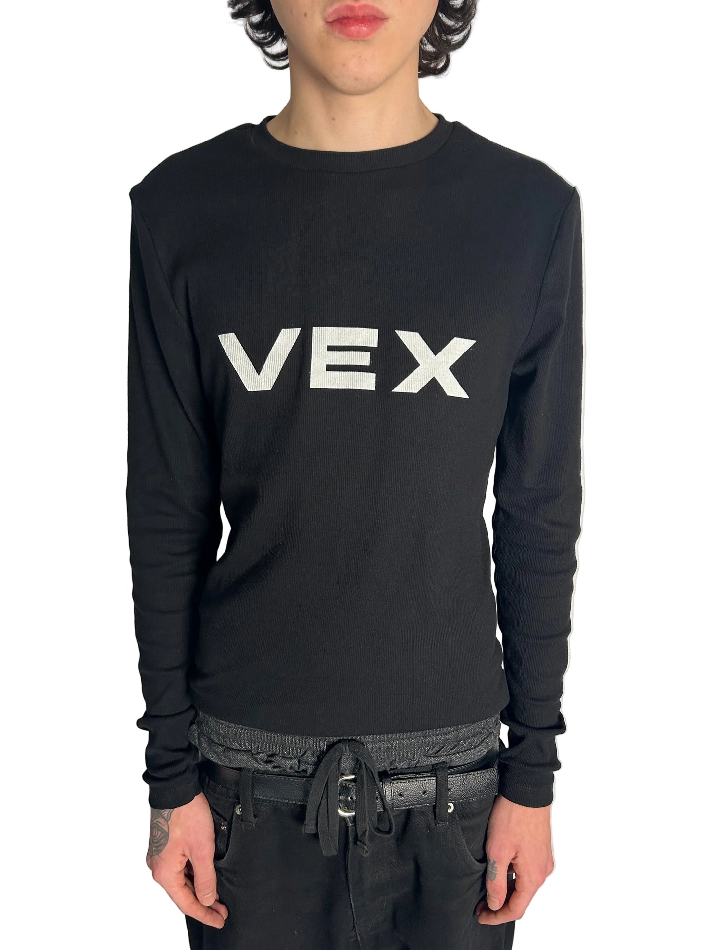 Black Ribbed Longsleeve