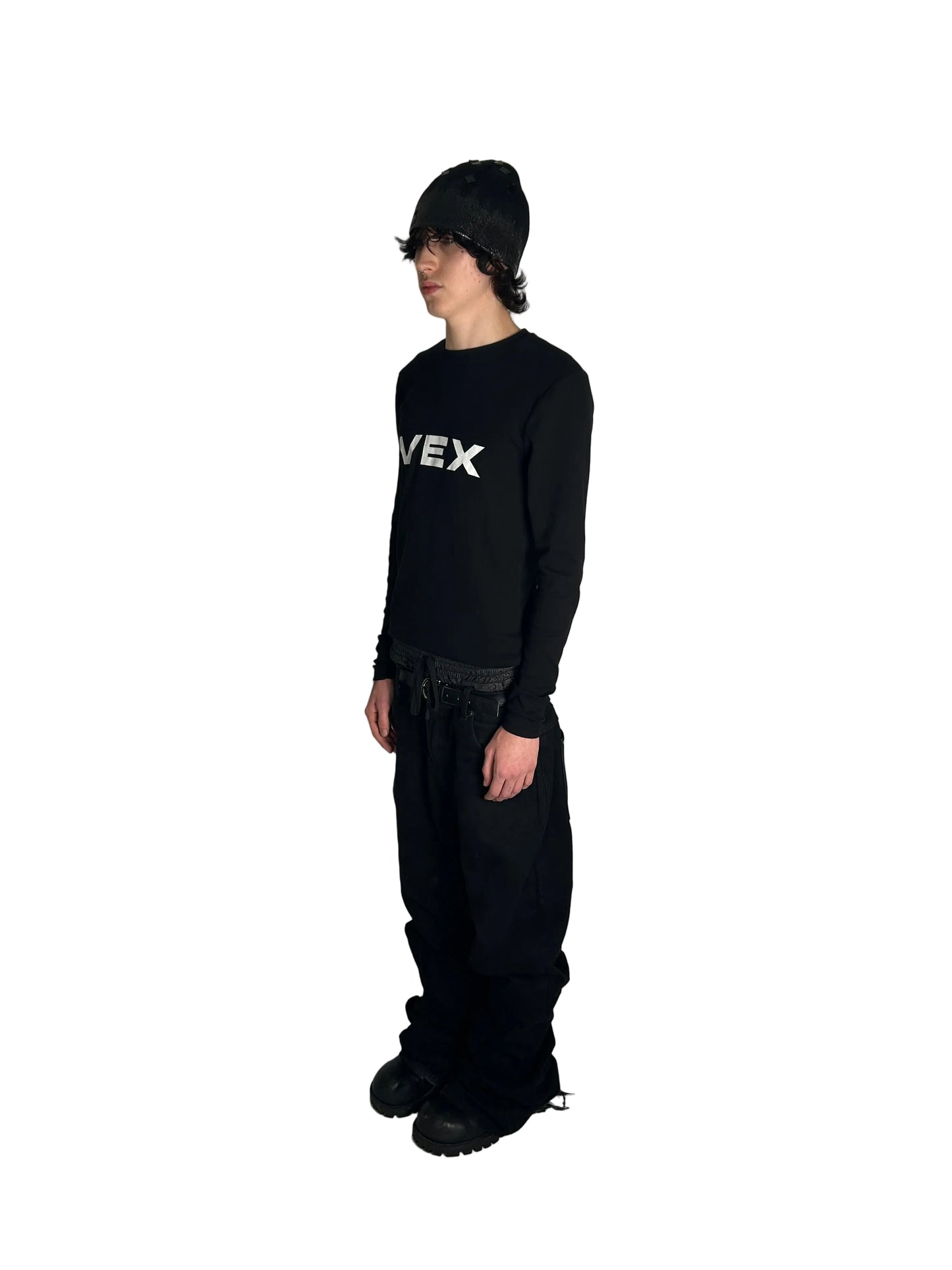 Black Ribbed Longsleeve