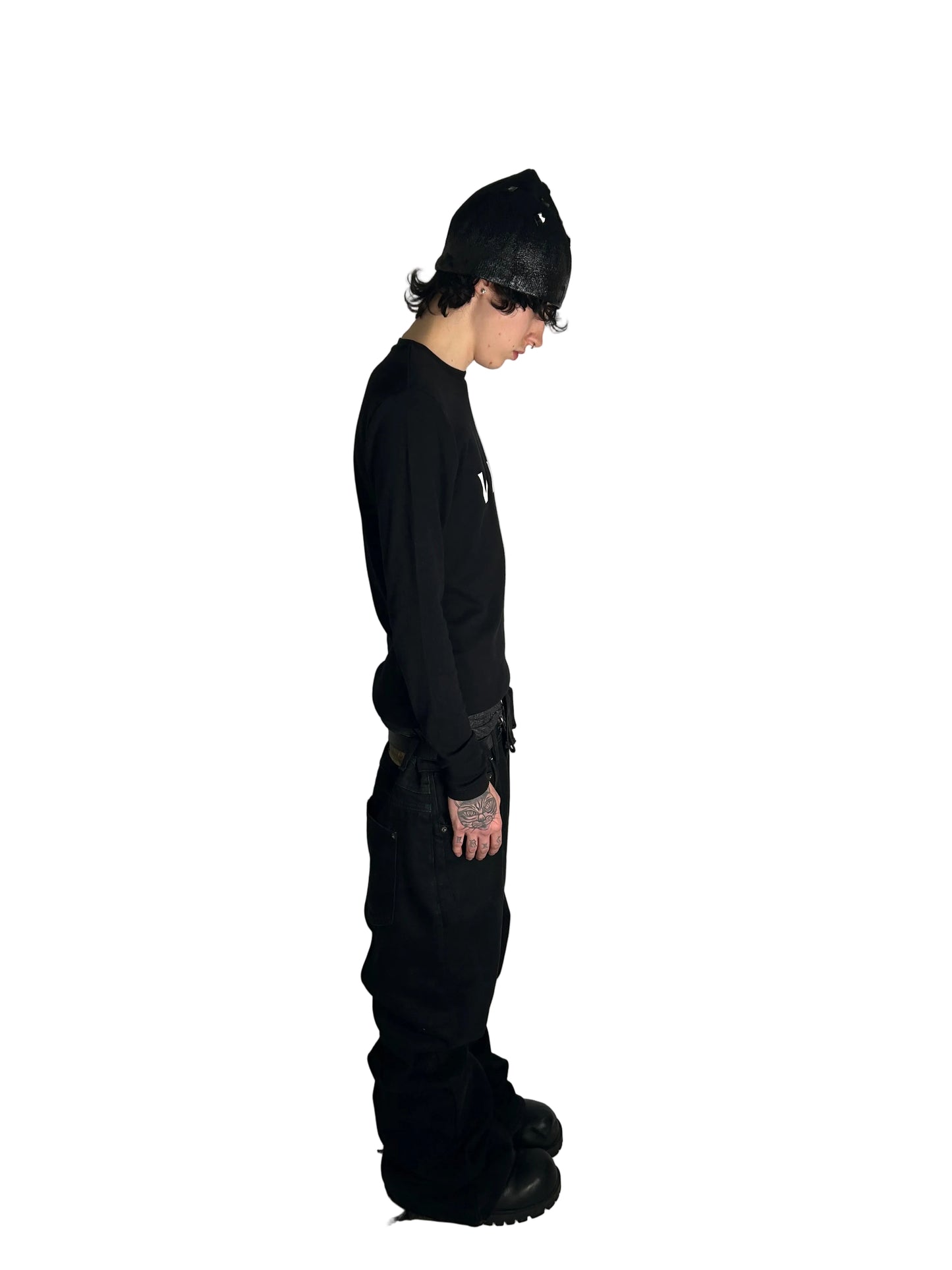 Black Ribbed Longsleeve